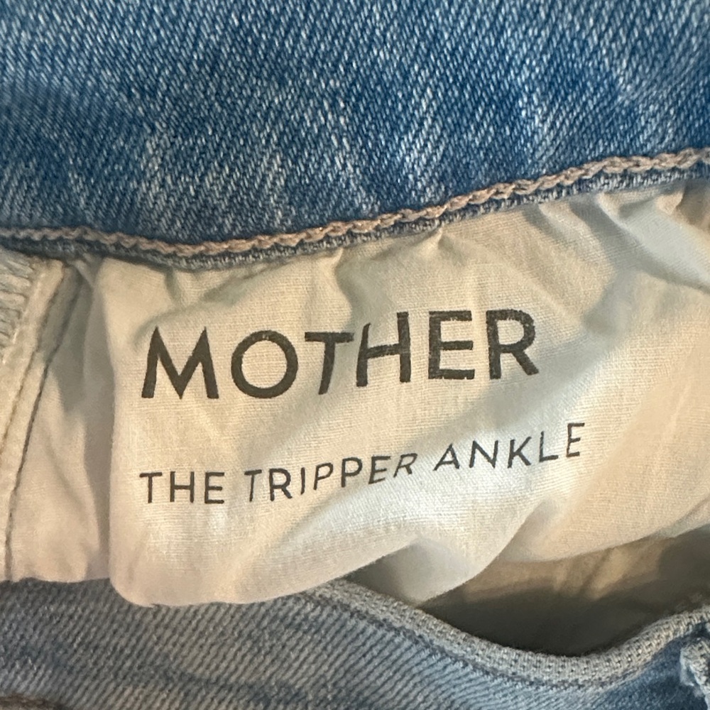 MOTHER Light Blue Ankle & Cropped Jeans EUC - Picture 6 of 11